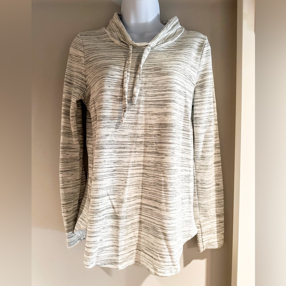 Ink Love & Peace cowl neck pullover